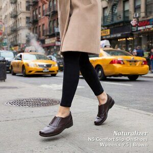 NEW! Naturalizer N5 Comfort Slip-On Shoes | Women’s 9.5 | Brown